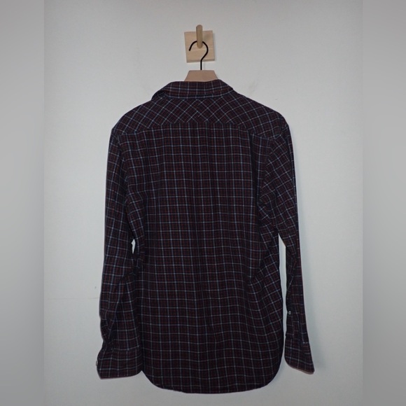 Billy Reid Standard Cut Plaid Button Up Shirt Size M - Picture 6 of 9